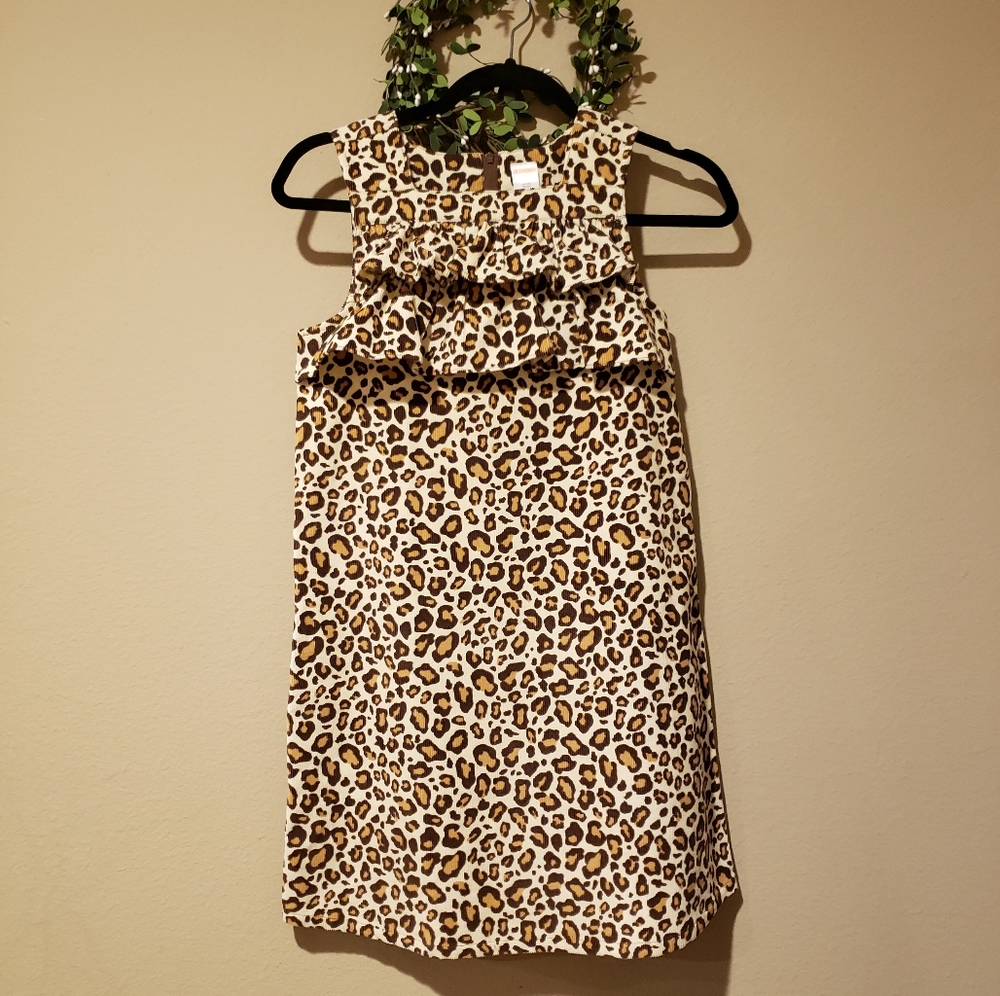 GYMBOREE NWOT Girl's Corduroy Animal Print Jumper/Dress - Size 12